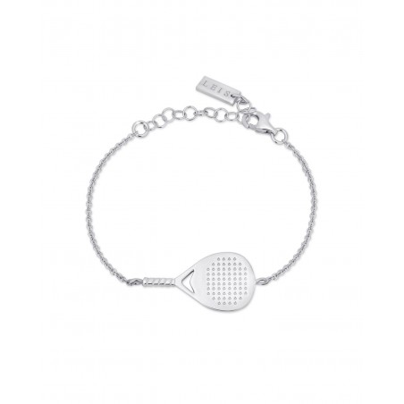 Bracciale Bandeja X3 unisex in argento rodiato  - 2