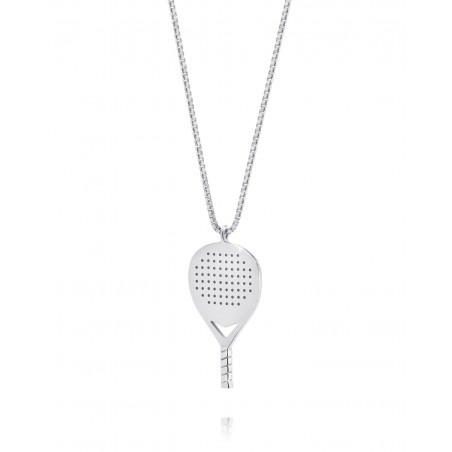Collana Padel X3 da donna in argento rodiato  - 2