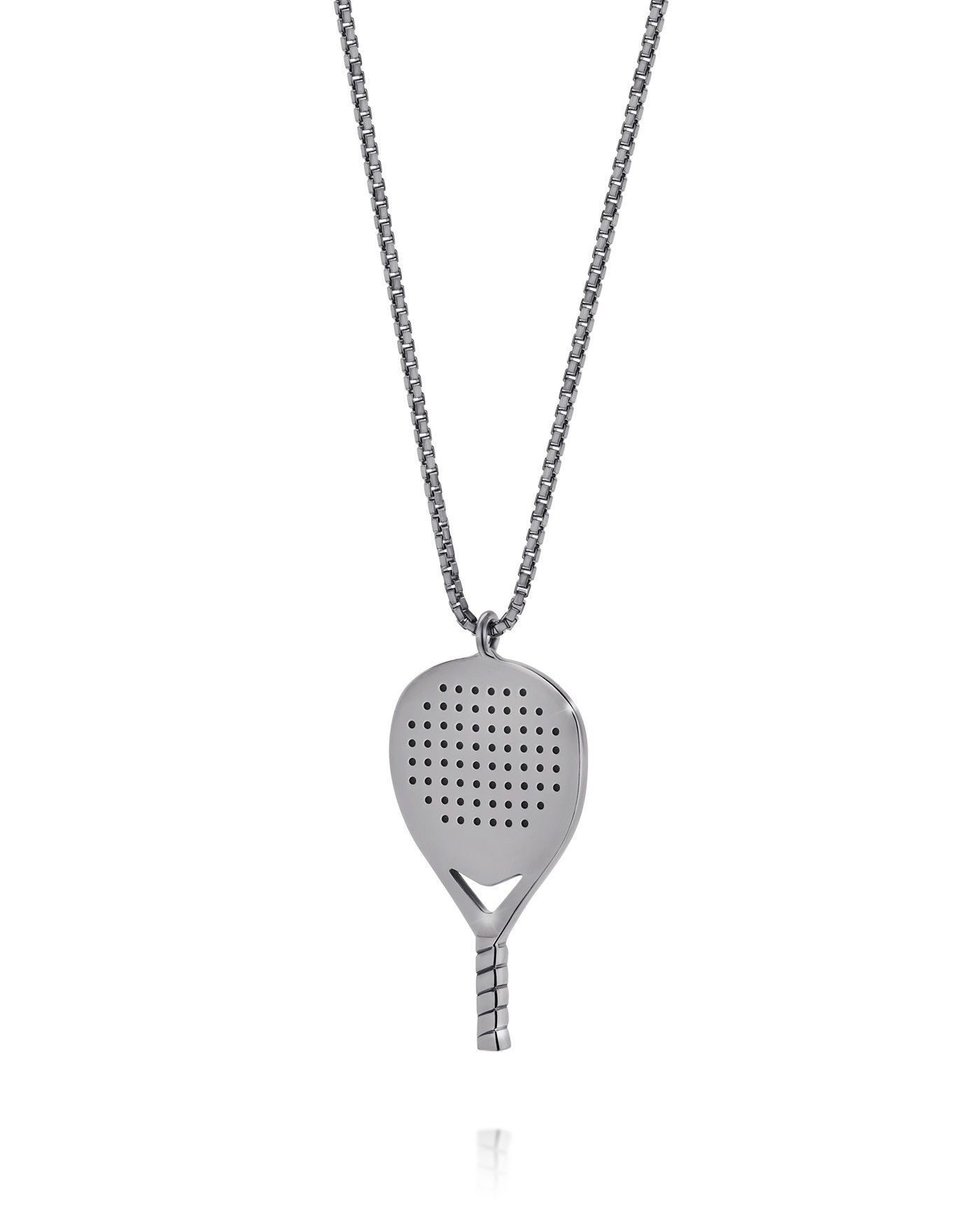 Collana Padel X3 da uomo in argento scuro  - 2