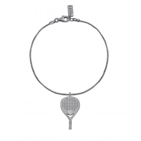 Bracciale Padel X3 da uomo in argento scuro  - 2