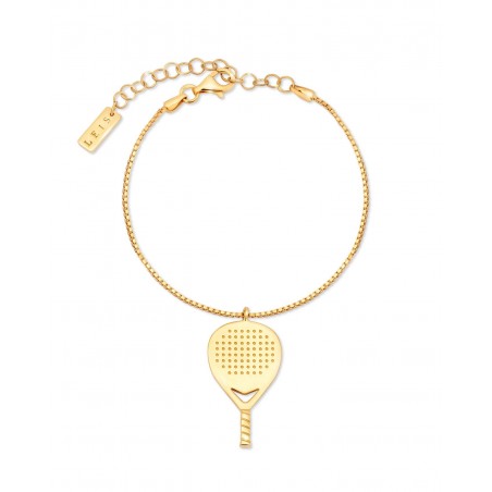 Bracciale dorato Padel X3 da donna  - 2