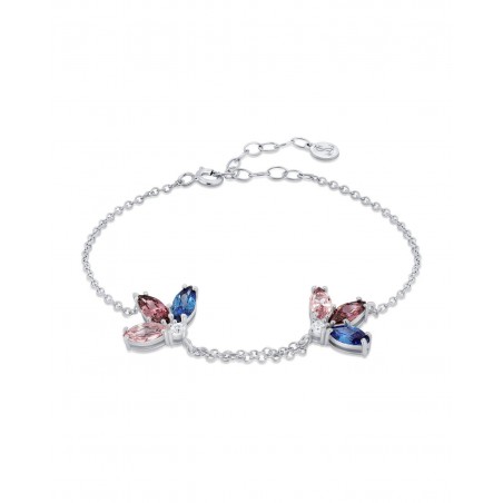 Bracciale Fiore con Rhodolite e Zaffiro  - 2