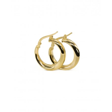 Gold-gilded round earrings Dolce Vita  - 2