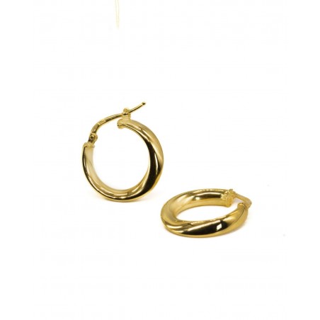 Gold-gilded round earrings Dolce Vita  - 3