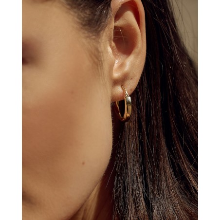 Gold-gilded round earrings Dolce Vita  - 3