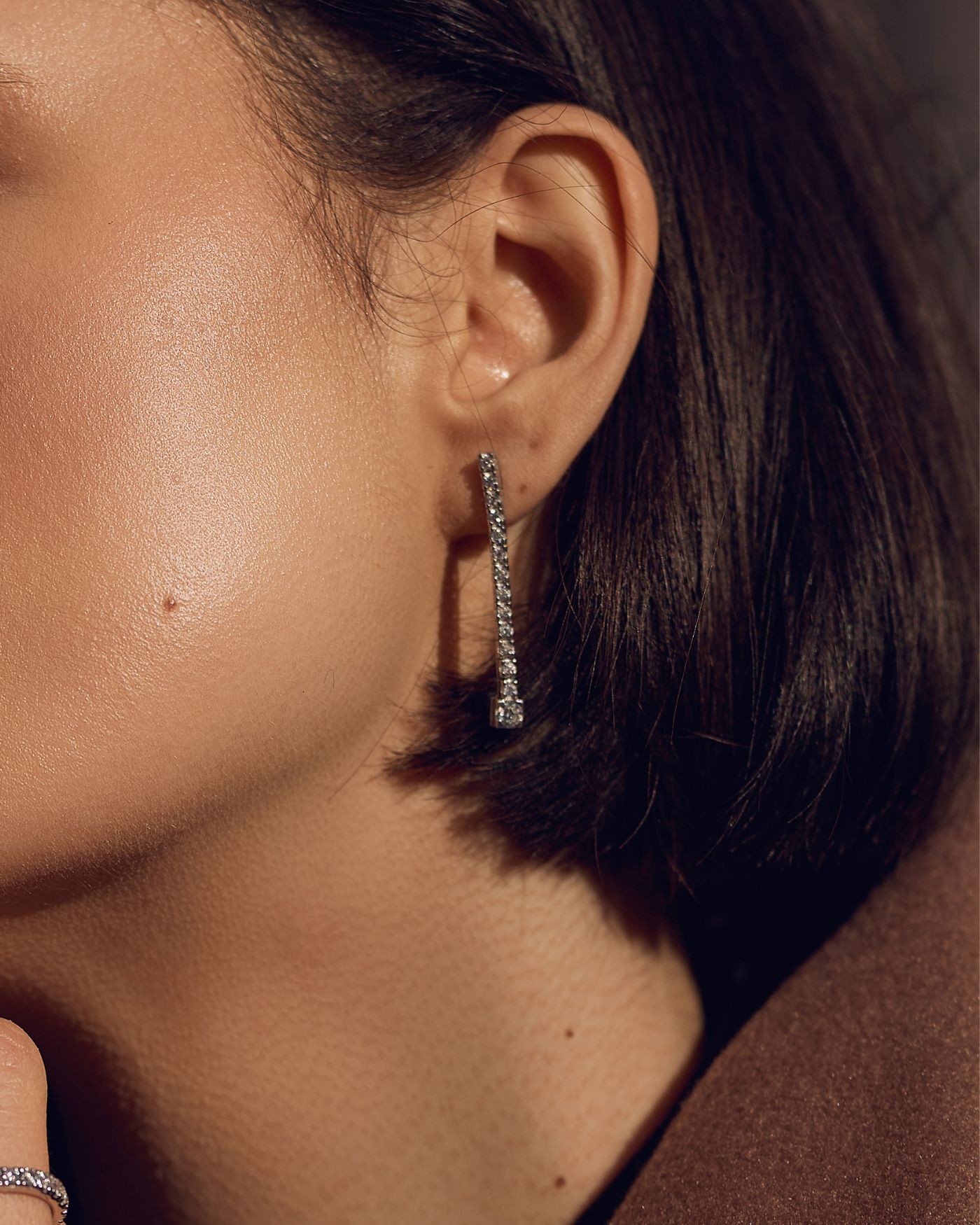 SREBRNE KOLCZYKI TENNIS  - 4