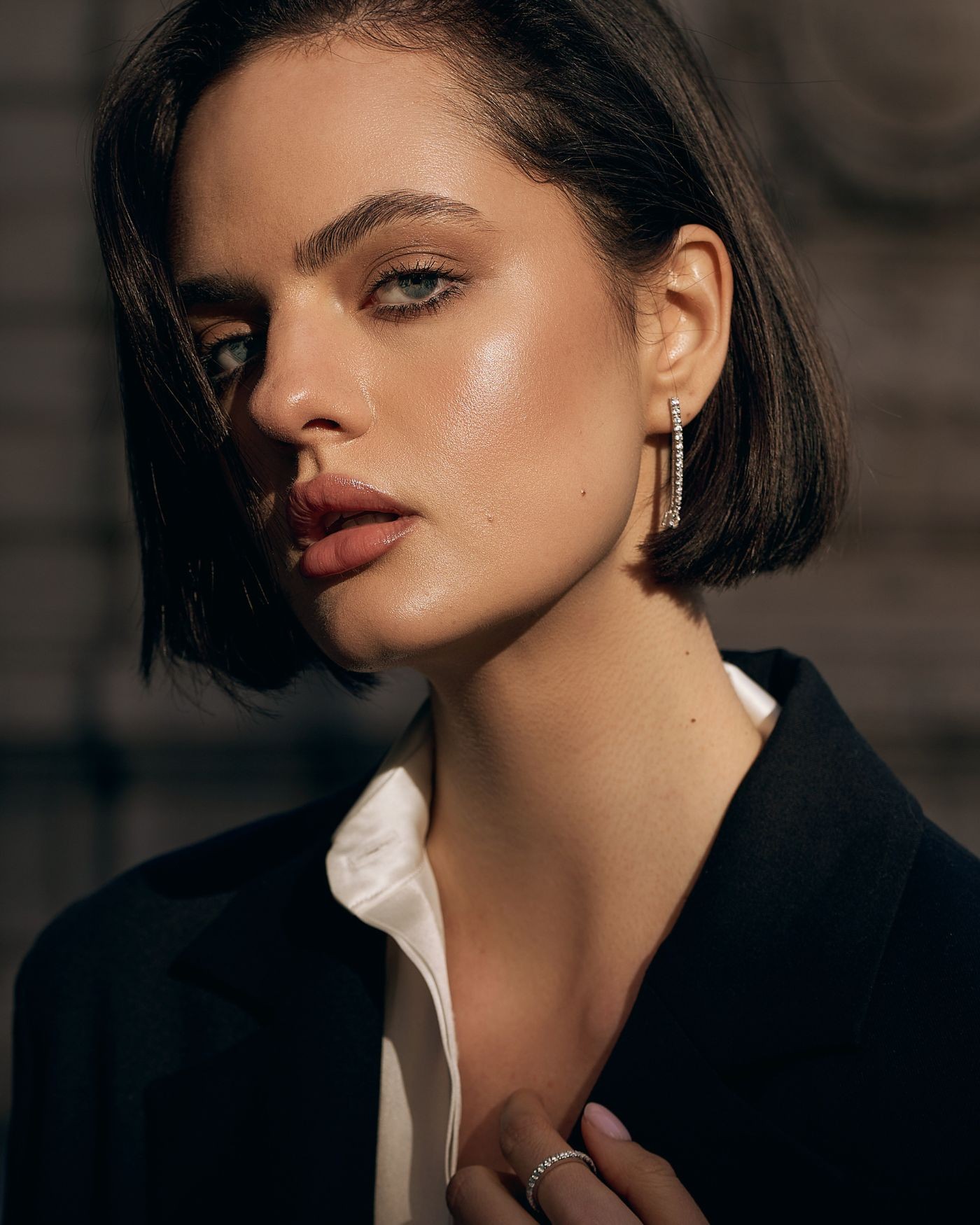 SREBRNE KOLCZYKI TENNIS  - 3