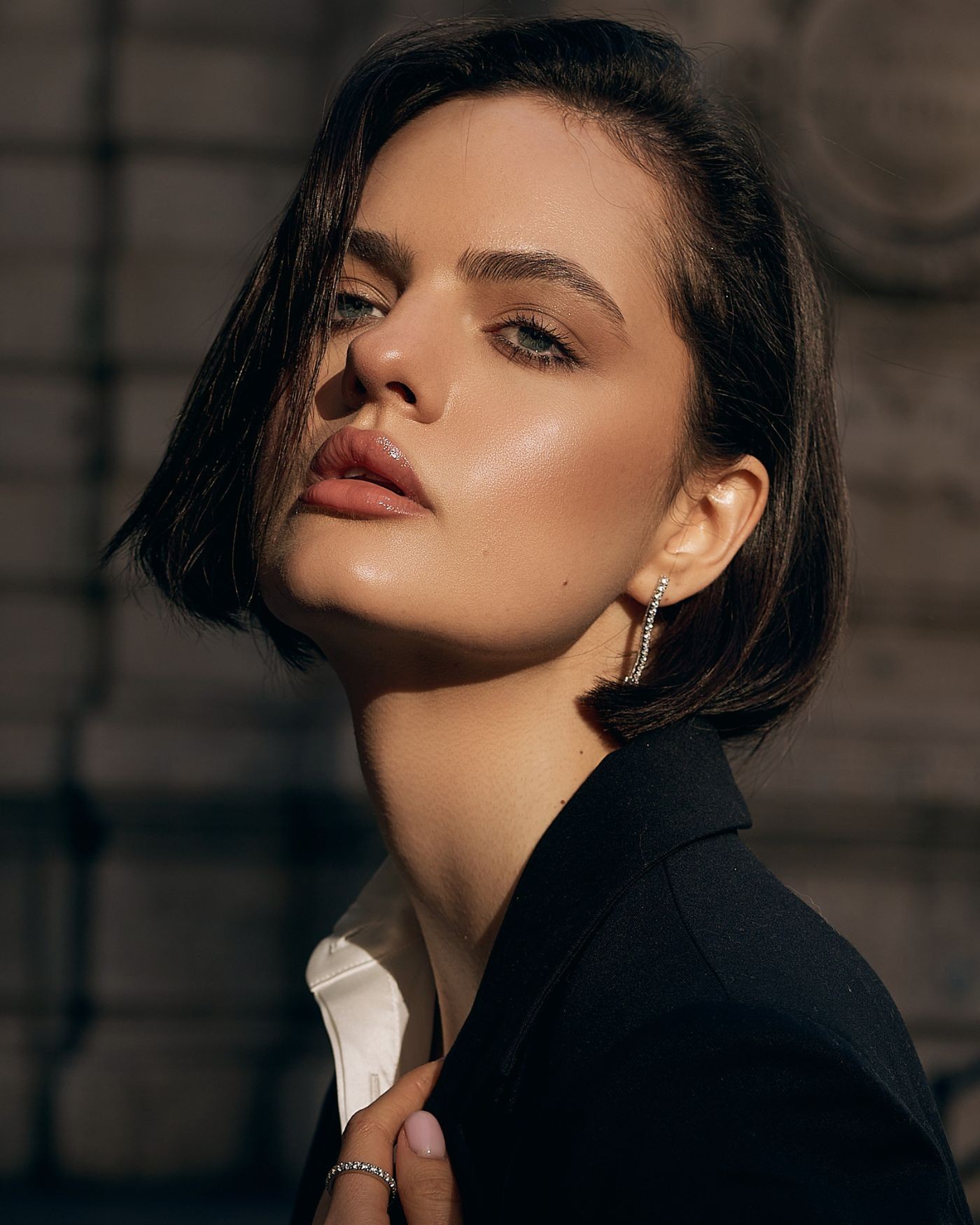 SREBRNE KOLCZYKI TENNIS  - 1