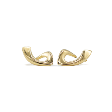 Orecchini Shape elettroformati doratura oro 18k  - 1