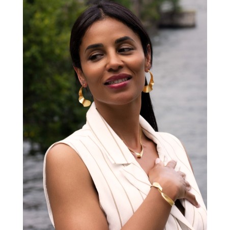 copy of Satinata a mano collana Lumina doratura 18k  - 2