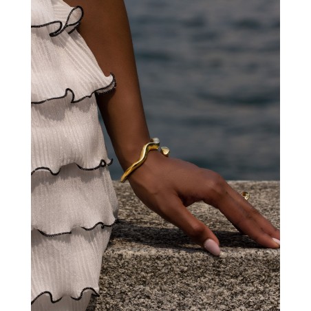 Bracciale Onde elettroformato doratura 18K  - 2