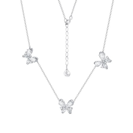 Collana Farfalla con zirconi bianchi  - 2