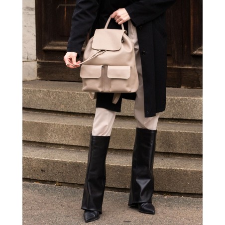copy of Borsa Shopper in pelle Nude  - 4