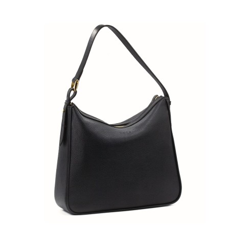 Shopper nera bag in Italian leather  - 2