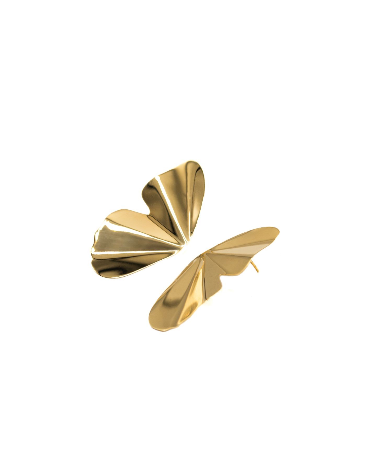 Pozłacane 18-karatowym złotem Kolczyki Vita  - 1