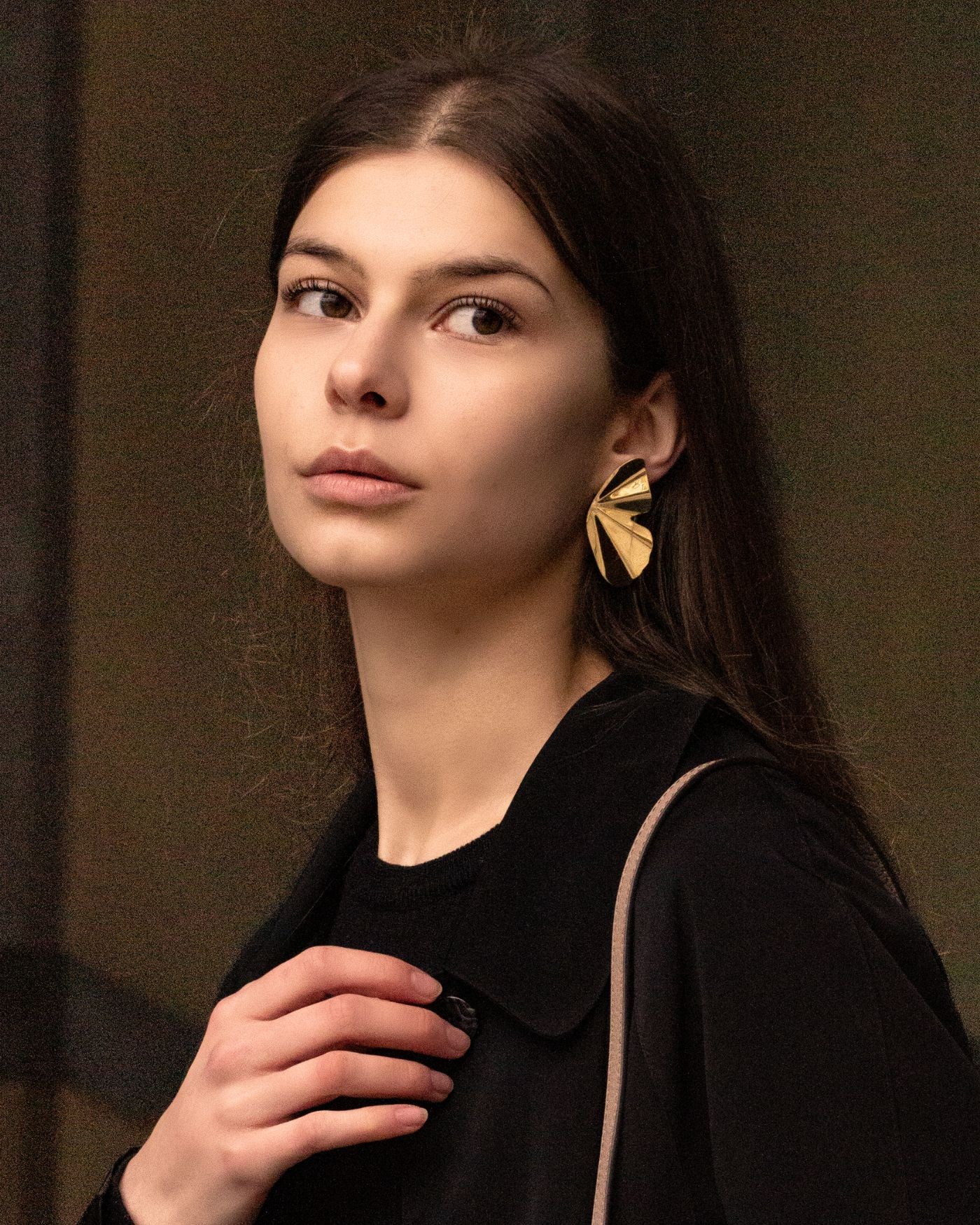 18K gold-gilded Vita Earrings  - 2