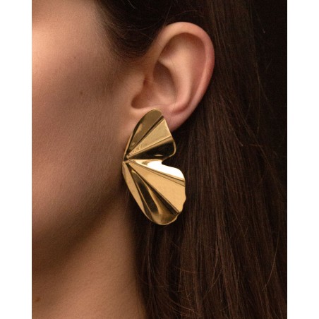 18K gold-gilded Vita Earrings  - 4