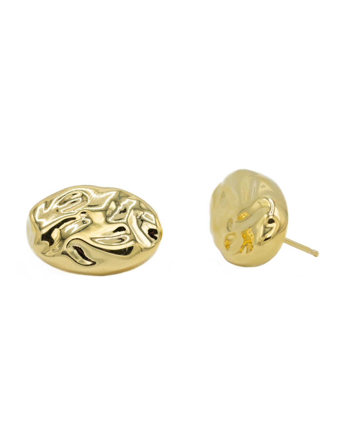 18K gold-gilded Dune Earrings  - 1