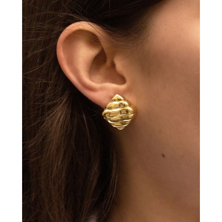 Orecchini Sahara doratura in oro giallo 18k  - 2
