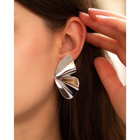 Kolczyki Vita z rodowanego srebra  - 3