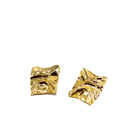 Oasi earrings 18k gold-gilded  - 2