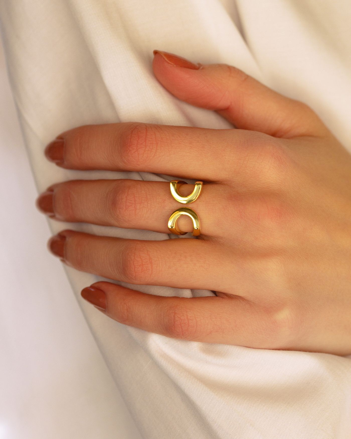 Dolce Vita ring gold-gilded  - 4