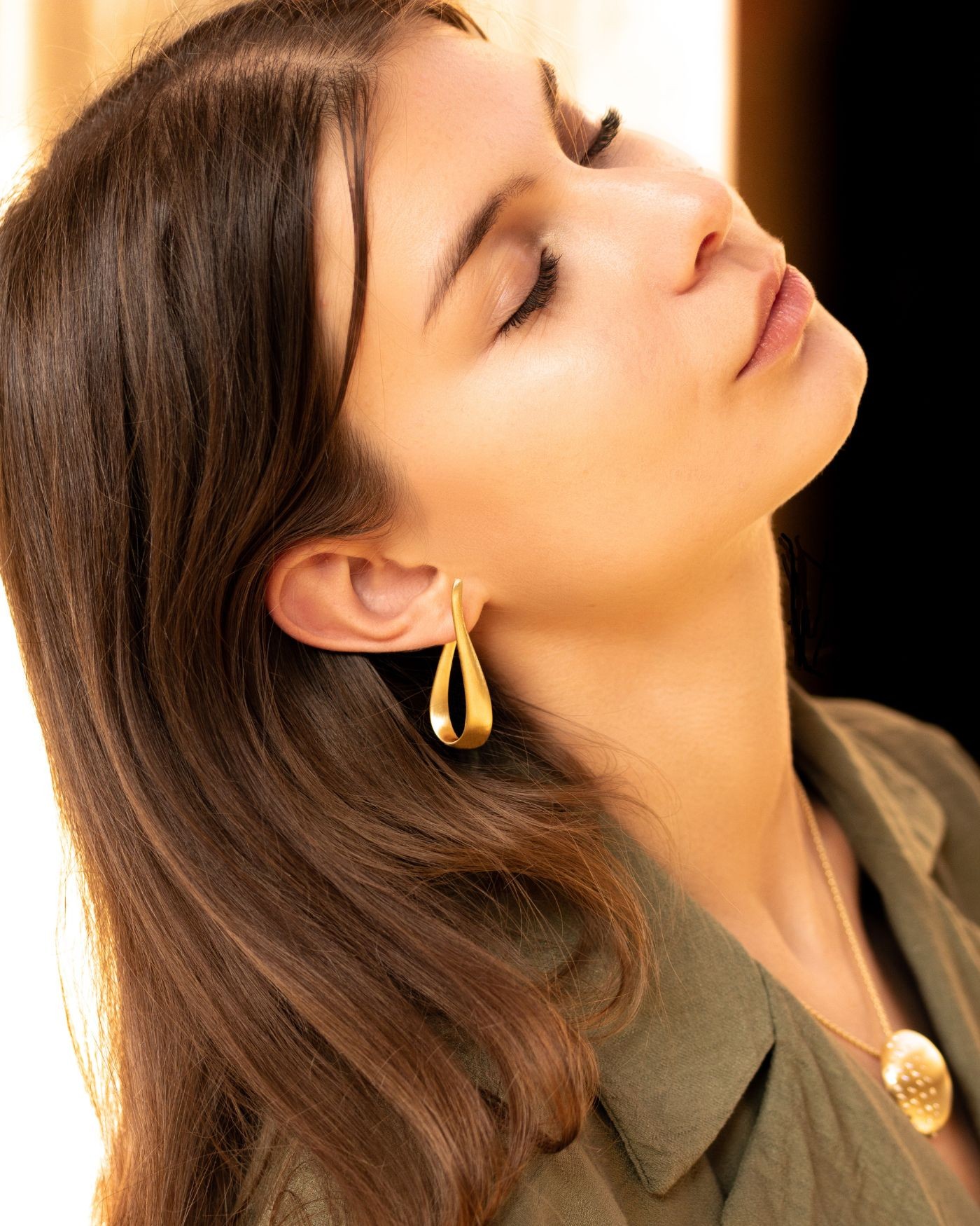 Stellare earrings 18k gold-gilded  - 1