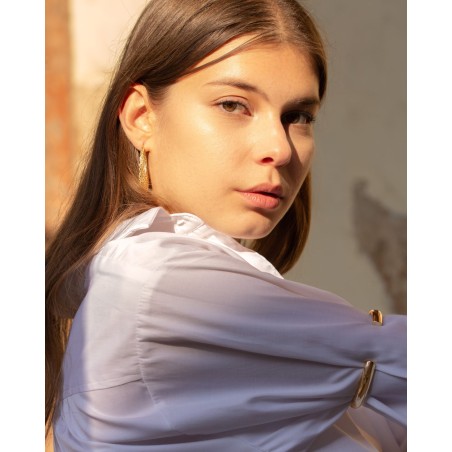 Pozłacana 18-karatowym złotem Bransoletka Flos  - 5