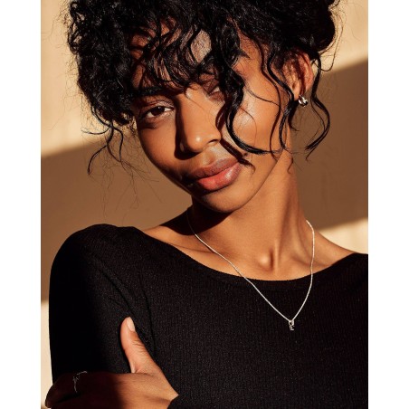 Collana Raffinata con cuore nero  - 4