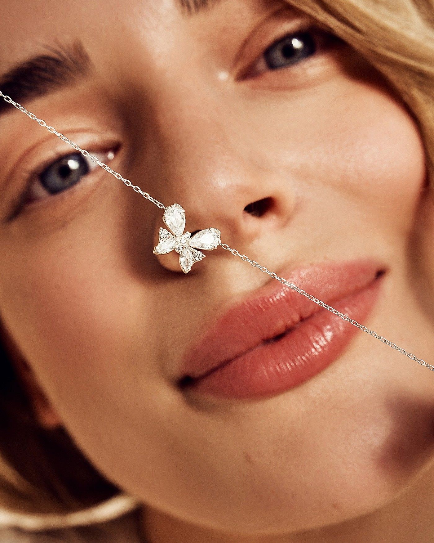 Bracciale Farfalla con zirconi bianchi  - 4