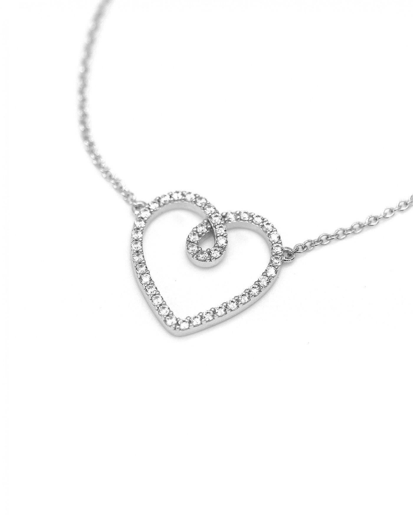 White heart bracelet Eterna  - 3