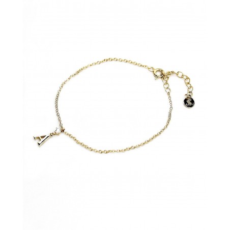 Bracciale Alfabeto con zircone bianco  - 3