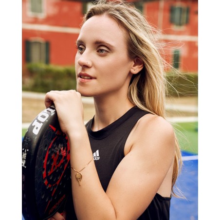 Damska bransoletka w kolorze różowego złota padel X3  - 1