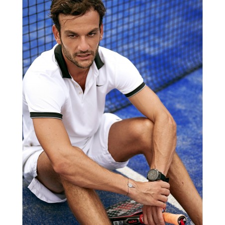 Men's dark silver Padel X3 bracelet  - 1