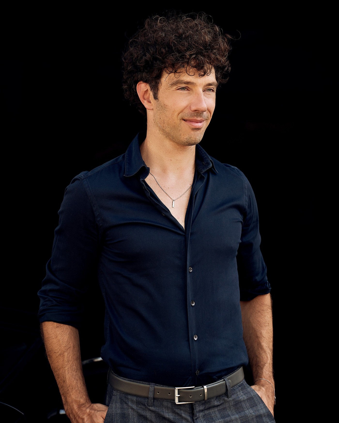 Men's silver Minimal bracelet  - 1