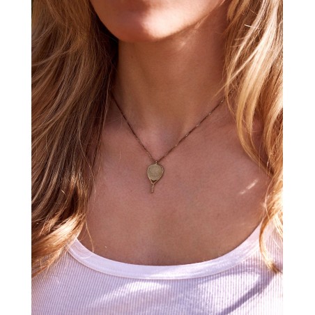 Collana Padel X3 da donna in doratura oro  - 4