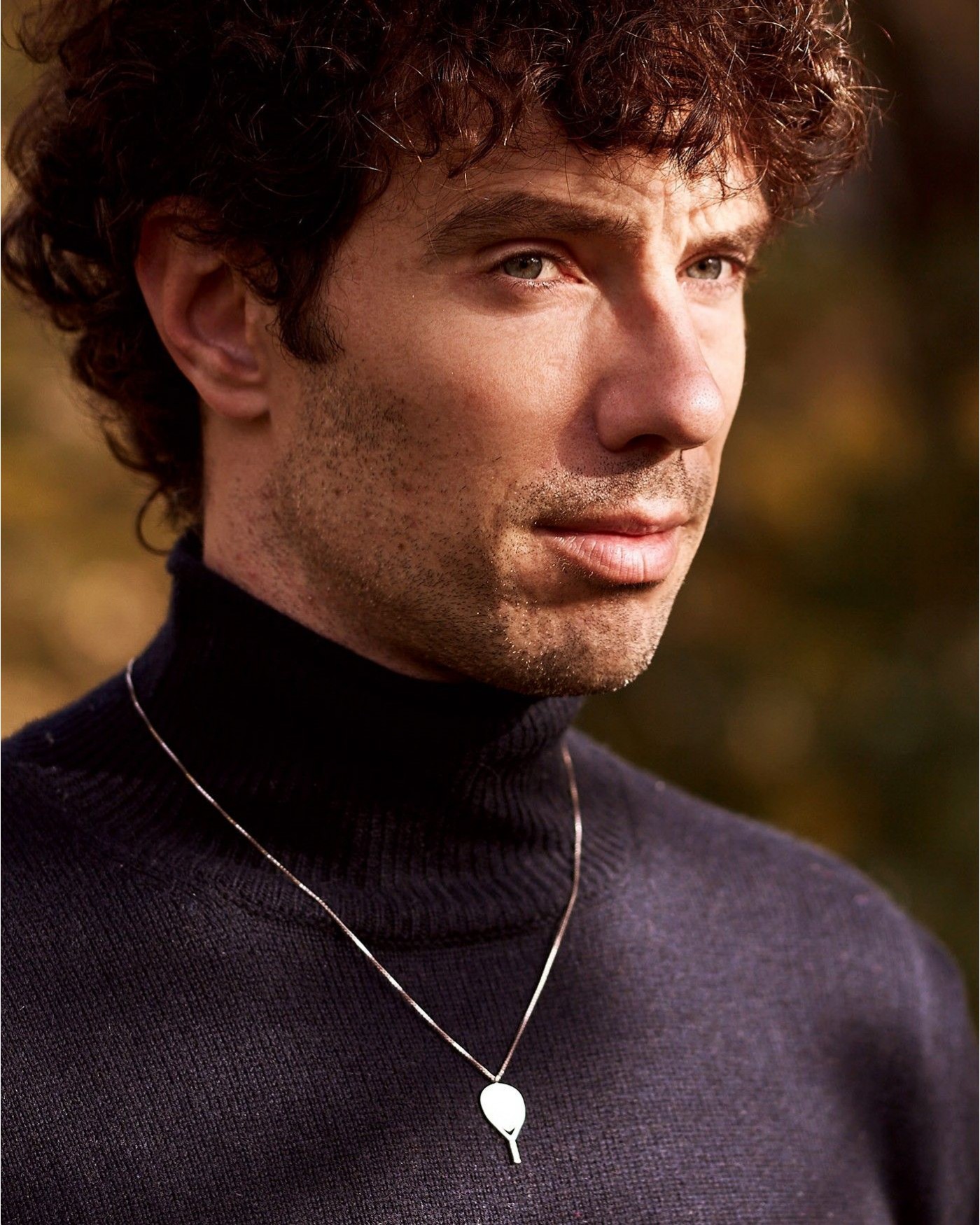 Collana Padel X3 da uomo in argento  - 1